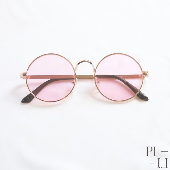 Retro adorable pink sunglasses - Picture 3 of 5